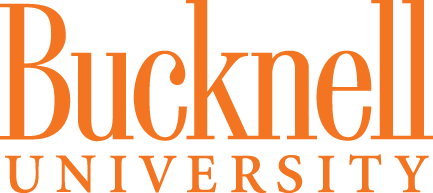 Text reading Bucknell University in orange.