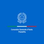 Logo and text reading Consolato Generale d'Italia Filadelfia